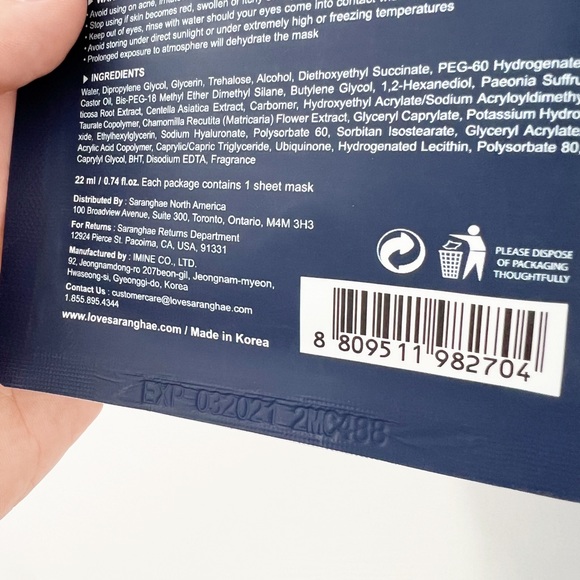 Saranghae Elemental Essence Face Mask Pack of 6 - Picture 2 of 3